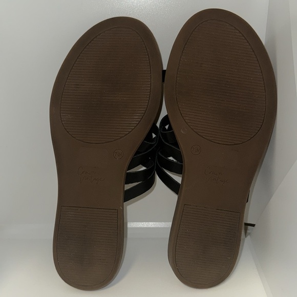 Crown Vintage Aravedi Ring Toe Leather Sandal Women’s size 7.5 - Picture 7 of 8